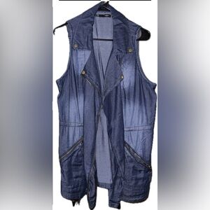 MAURICES DENIM VEST— (MED)